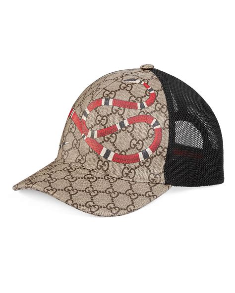 gucci hat snake print.